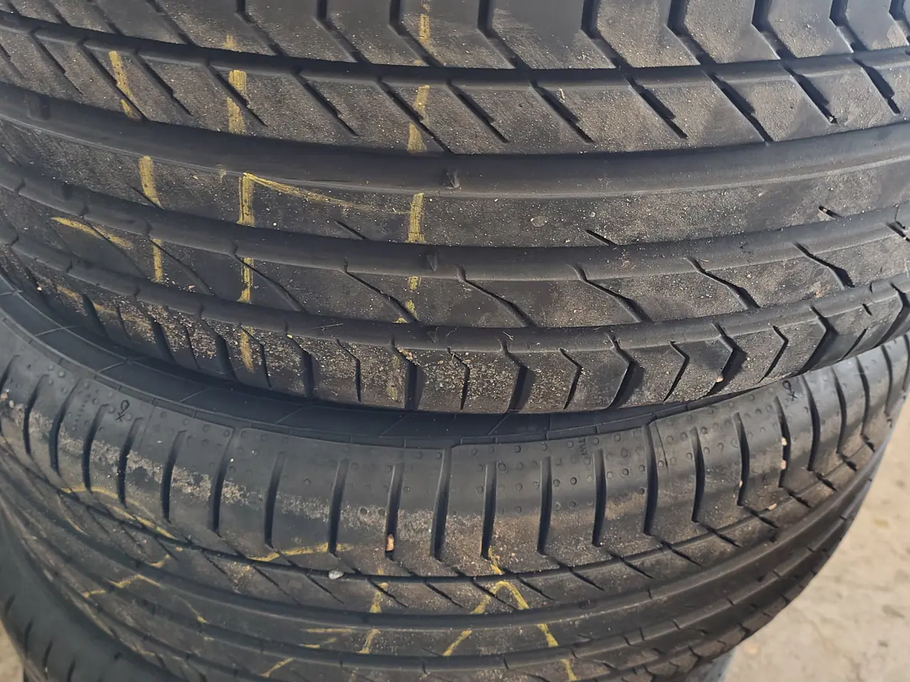 Billede 3 - Fire alufælge med dæk CONTINENTAL 225/50 R 17