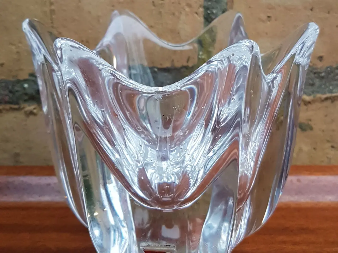 Billede 1 - Smuk kunstglas skål fra Orrefors