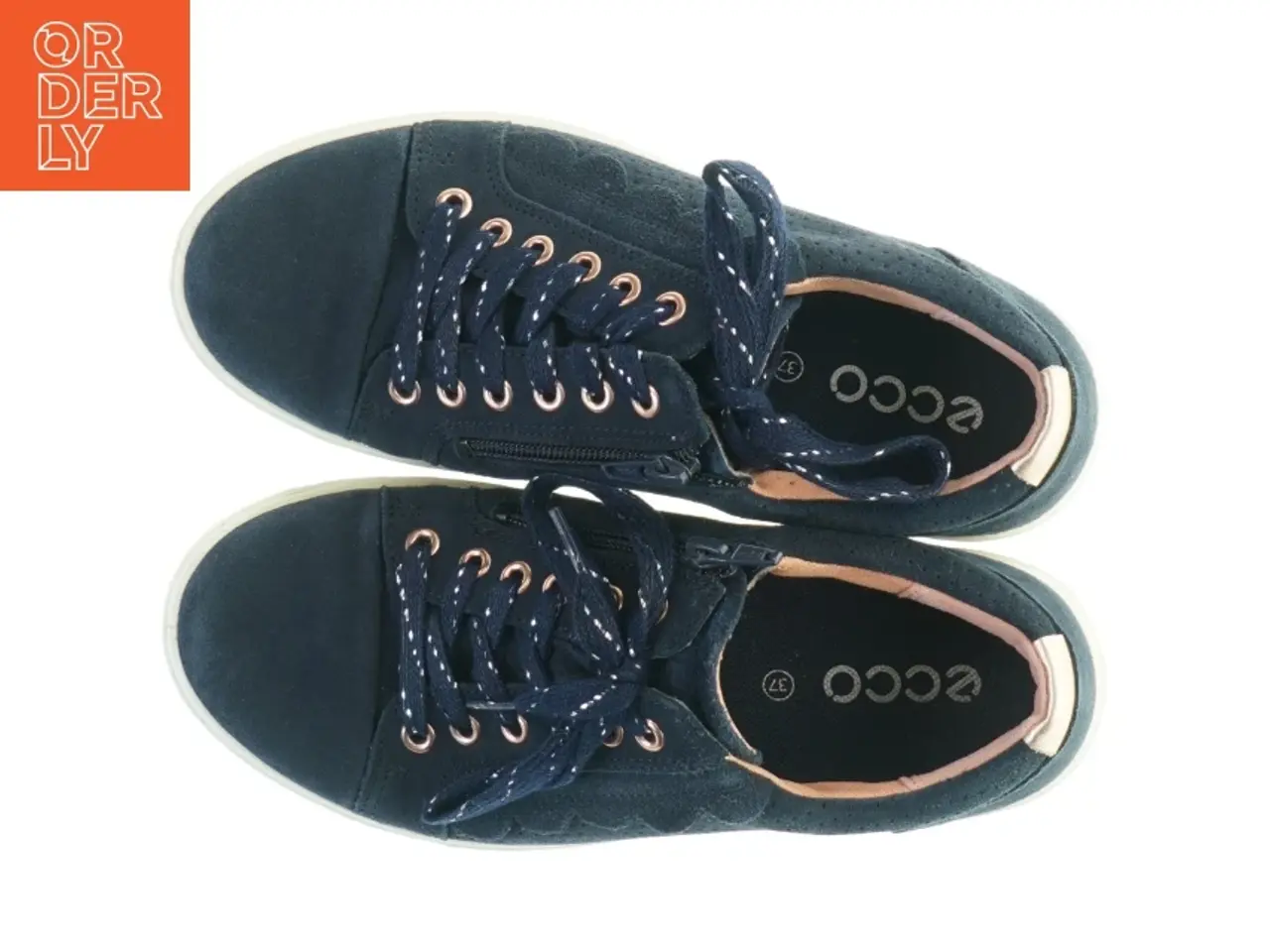 Billede 5 - Brugte mørkeblå sneakers fra Ecco (str. 37 cm)
