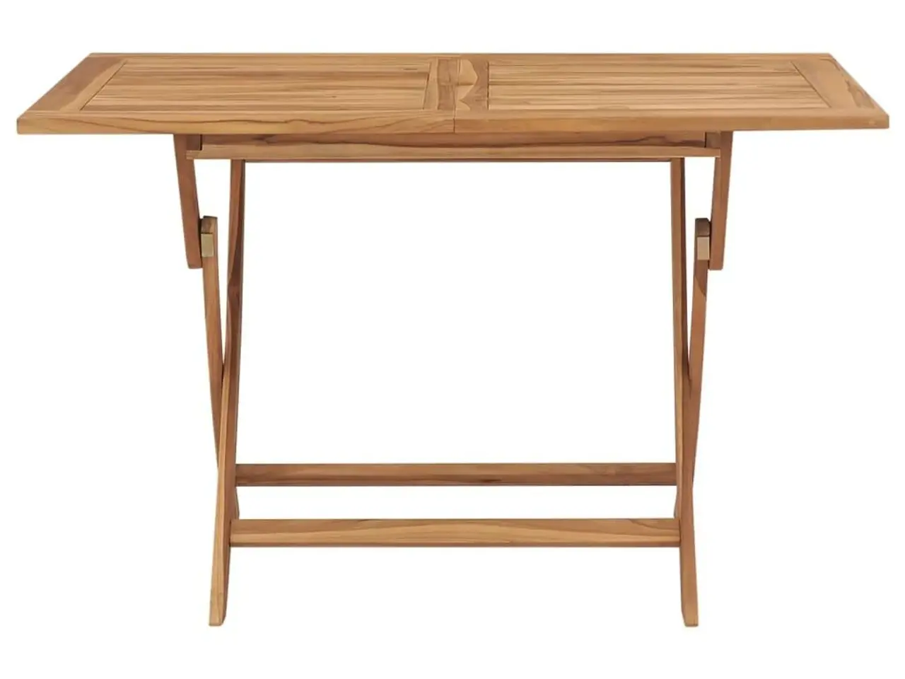 Billede 2 - Foldbart havebord i massivt teaktræ - 120 × 70 × 75 cm