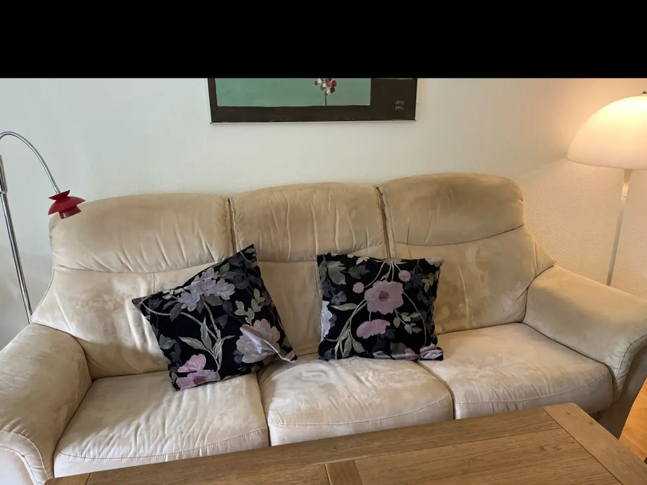 Billede 1 - Sofa- høj ryg - god siddekomfort