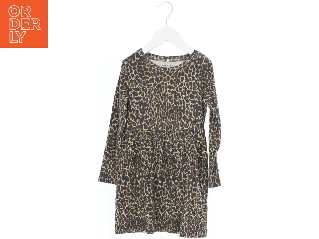 Billede 1 - Leopard Kjole med Lange Ærmer fra Name It (str. 110)