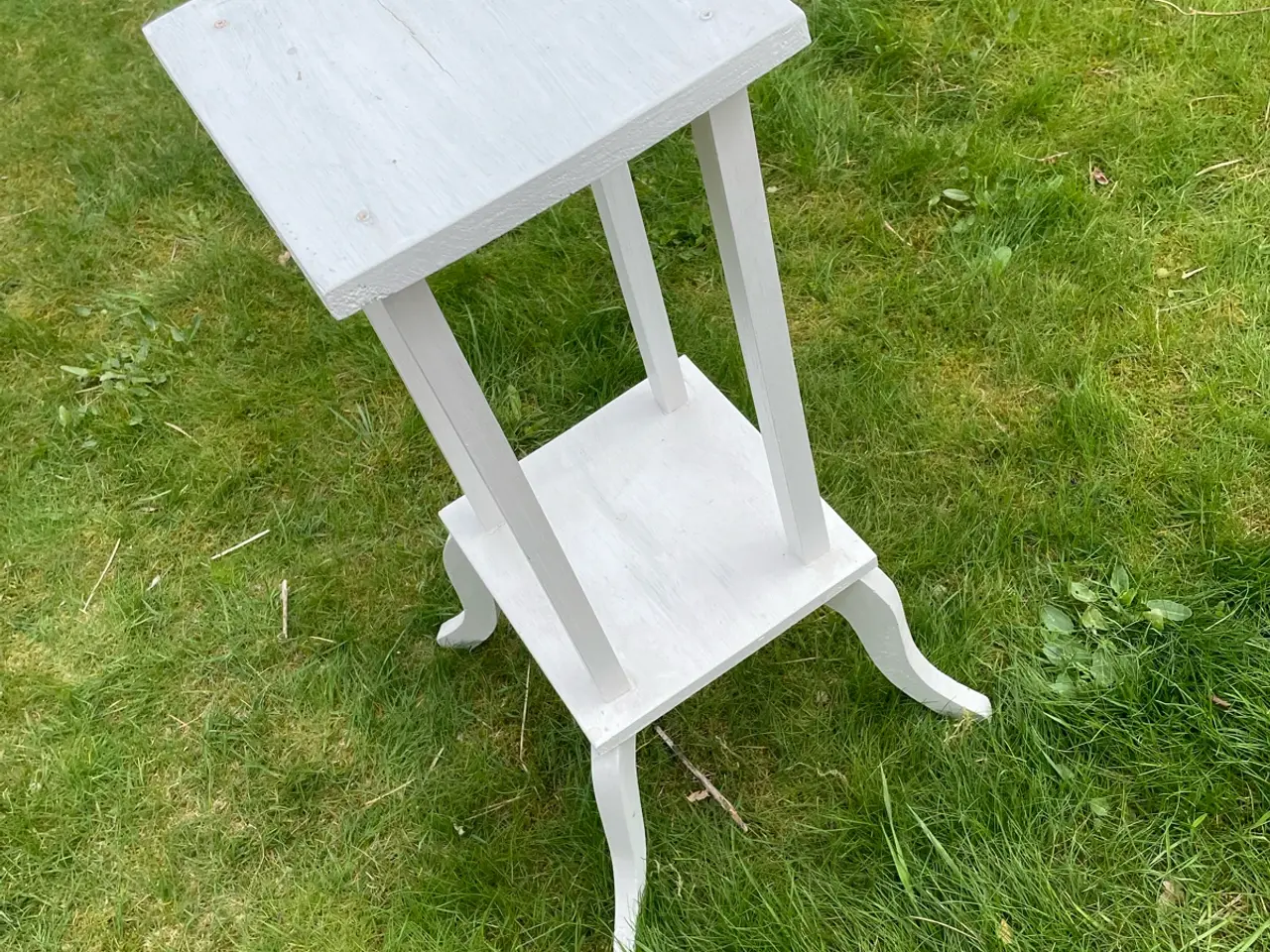Billede 1 - Stol hvidmalet gammel