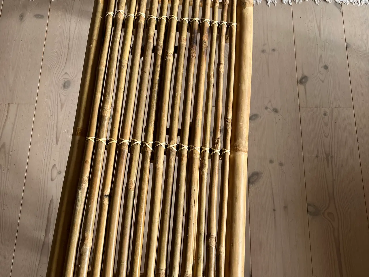 Billede 2 - Bord/bænk i solid bambus