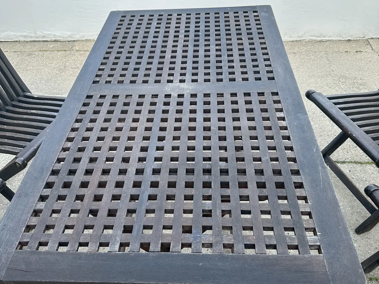 Billede 2 - Klap sammen havebord og stole