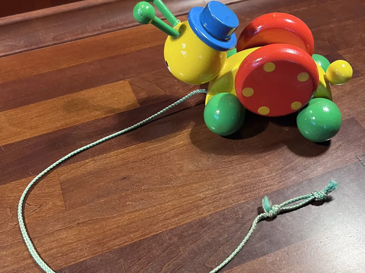Billede 3 - Original retro træ-snegl (trækdyr) fra Tjekkoslova