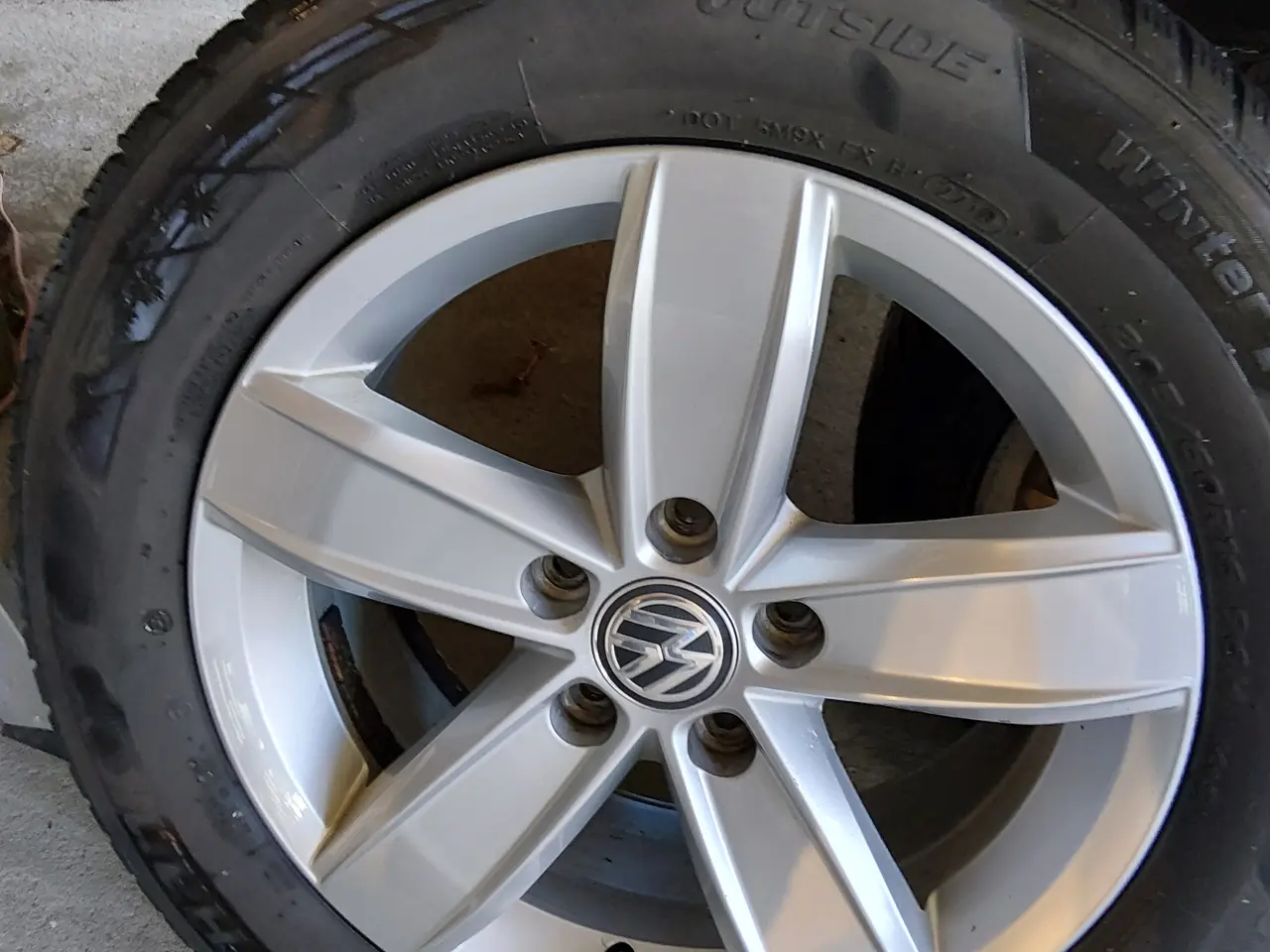 Billede 2 - VW Orginale fælge.
