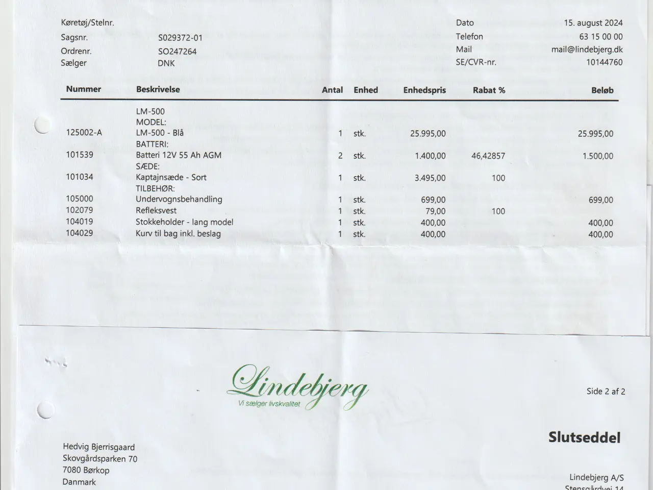 Billede 6 - LM 500  til 1/2 pris