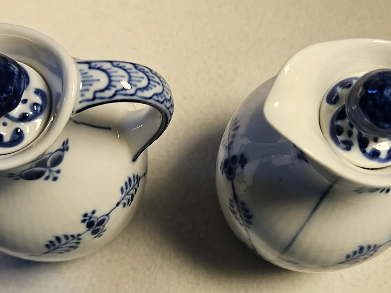 Billede 6 - Royal Copenhagen Musselmalet Vineddike kander 1180