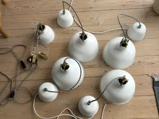 Ikea 4 loftslamper og 1 klipslampe