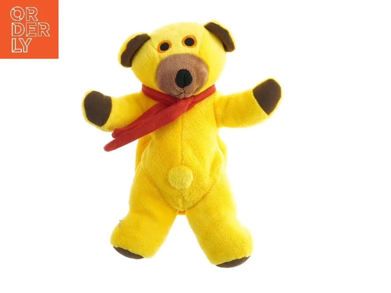 Billede 1 - Gul bamse fra DR (str. 26 cm)