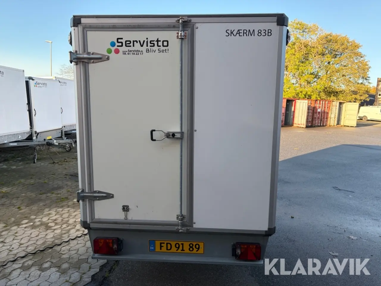 Billede 2 - Trailer Variant 1517C3 med reklameskærm, 1 styk
