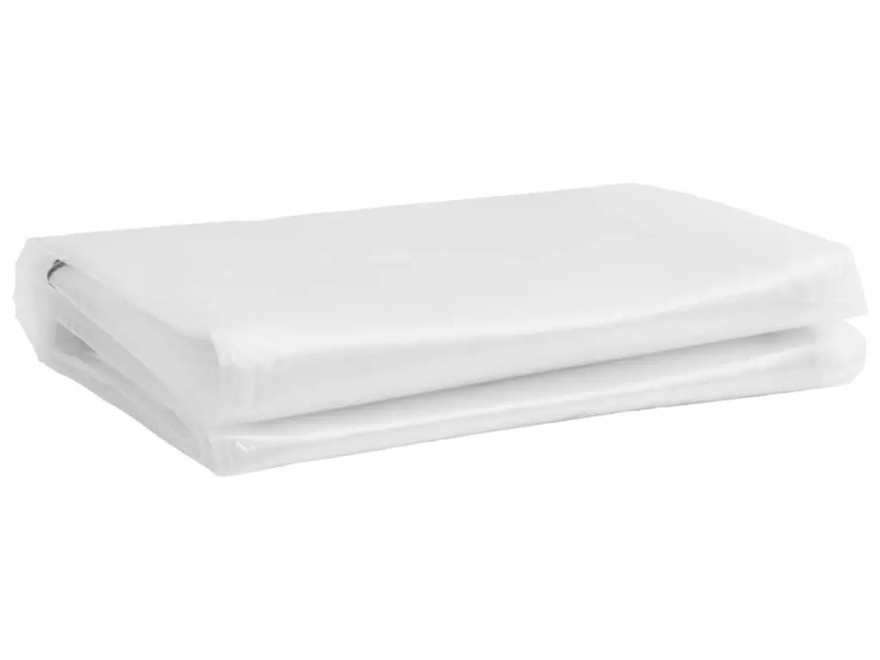 Billede 3 - Klar presenning med øjer 2×2 m - polyethylen, transparent