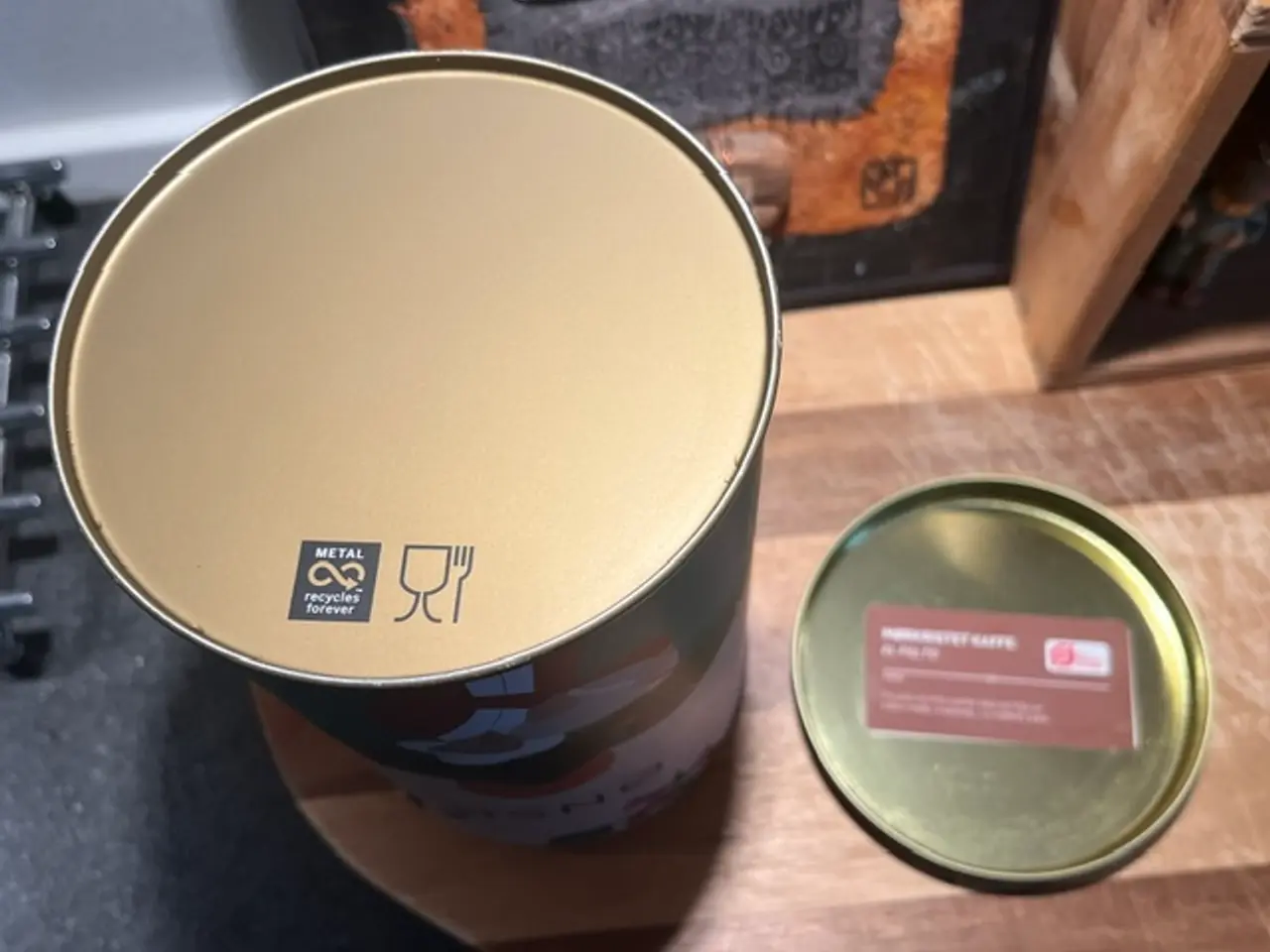 Billede 4 - ØNSK kaffedåse med aromalåg