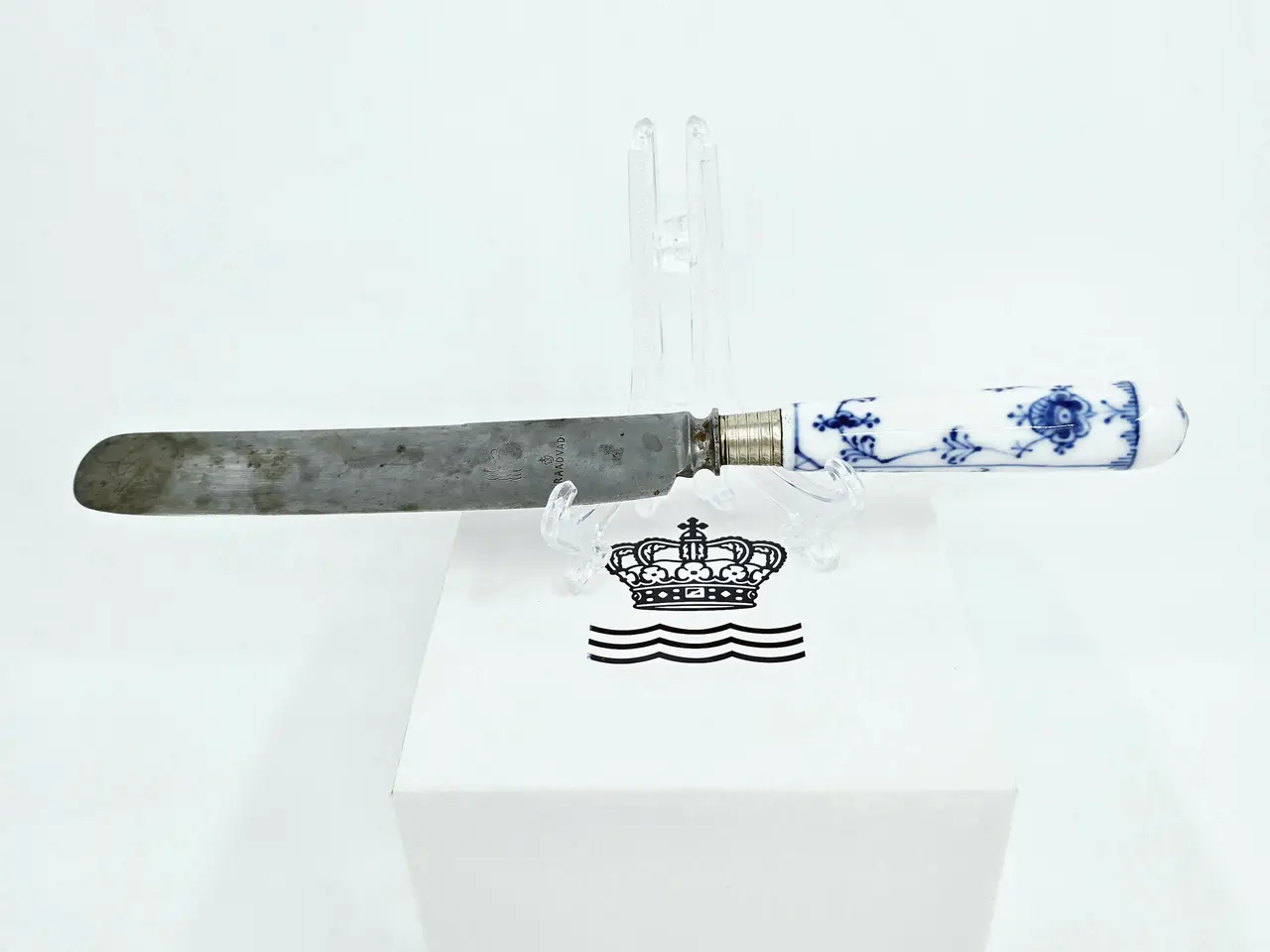 Billede 1 - Musselmalet Riflet Kniv