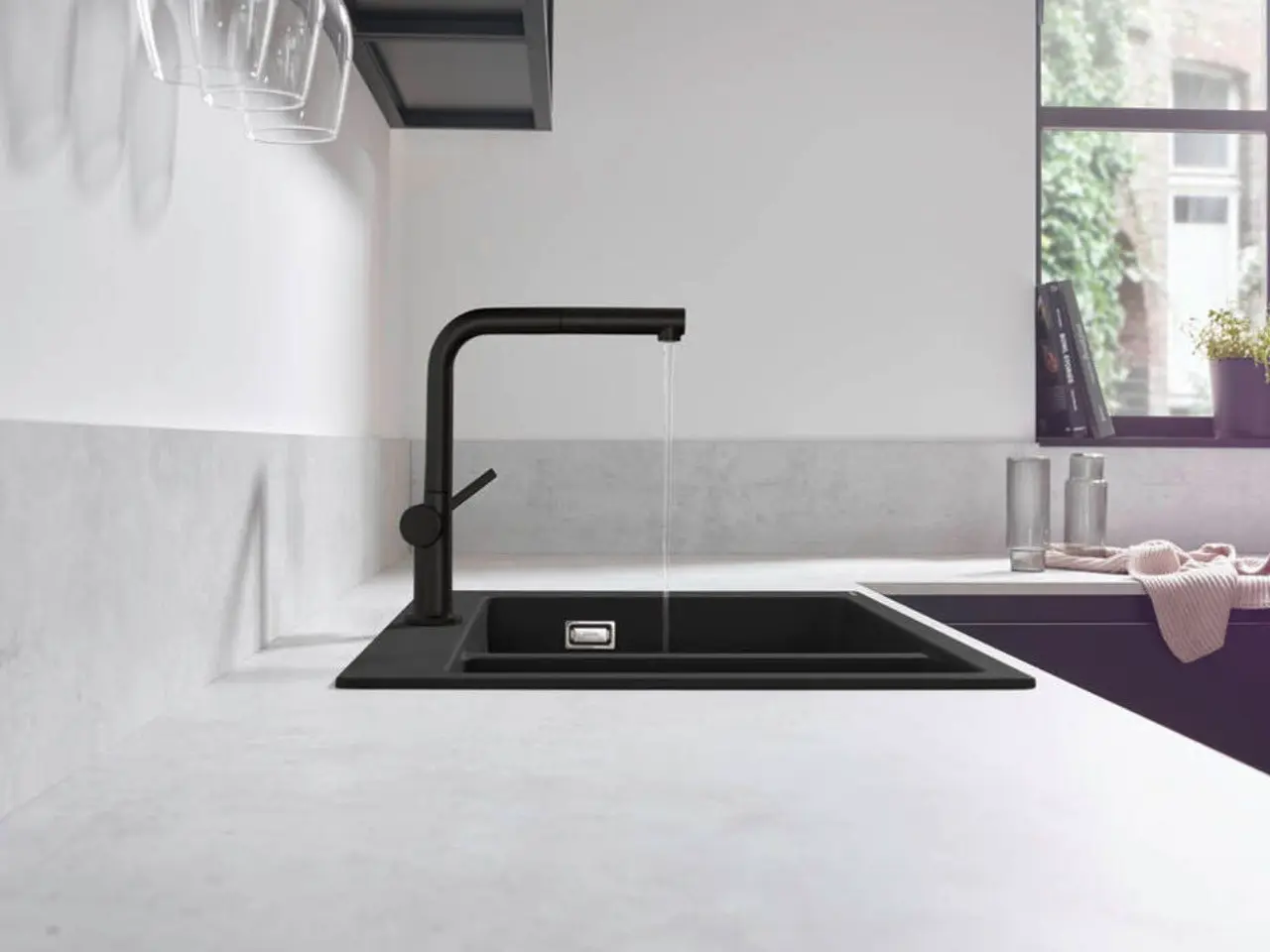 Billede 7 - Hansgrohe Talis m54 sort med udtræk