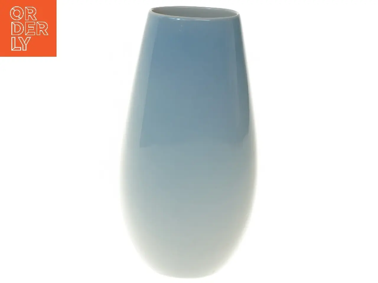 Billede 4 - Blå Royal Copenhagen vase fra Royal Copenhagen (str. 18 cm)