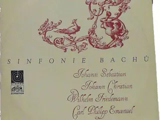 Bach 3 symfonier, Supraphon LP 1969