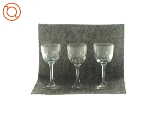 Holmegaard snapseglas (str. Hø: 9 X 4 cm)