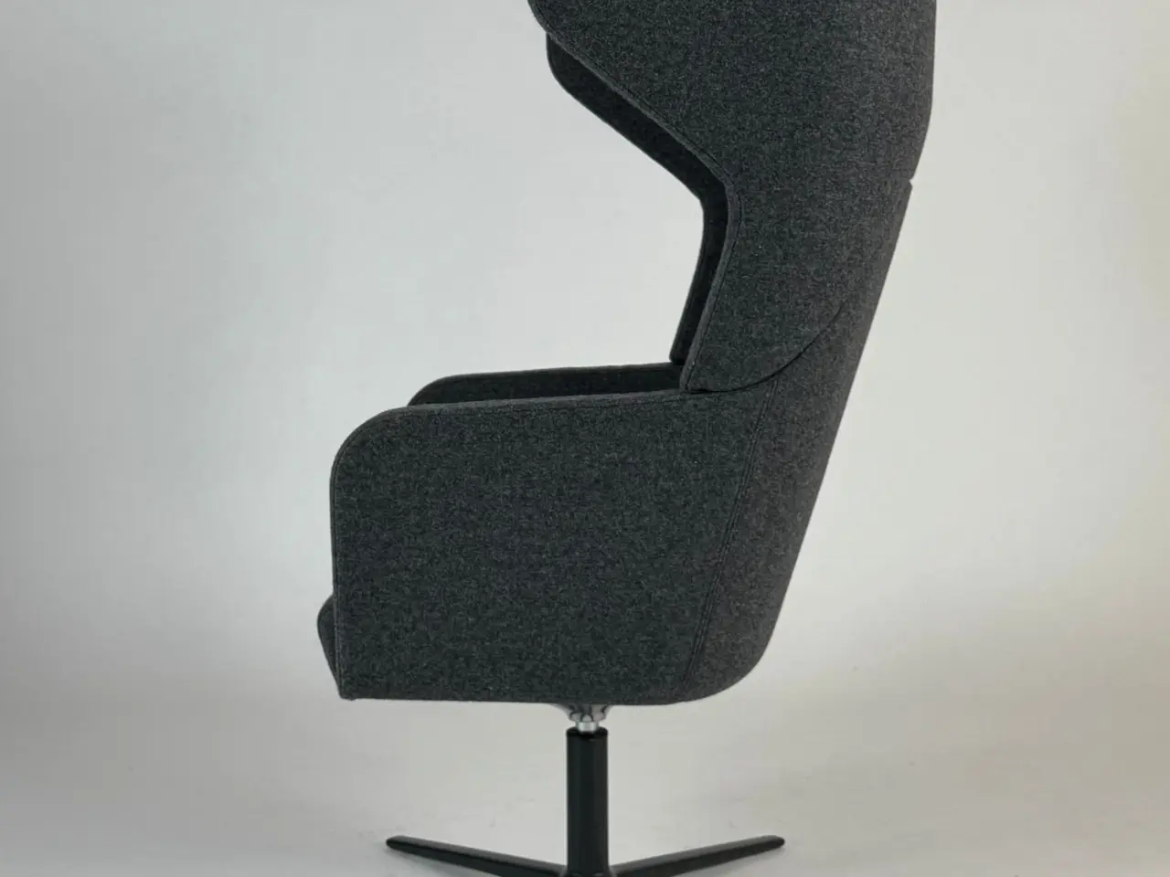 Billede 4 - Four Design Harc Tub High Back Loungestol – Mørkegrå med Antracit Stel