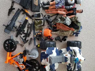 Action figurer + tilbehør