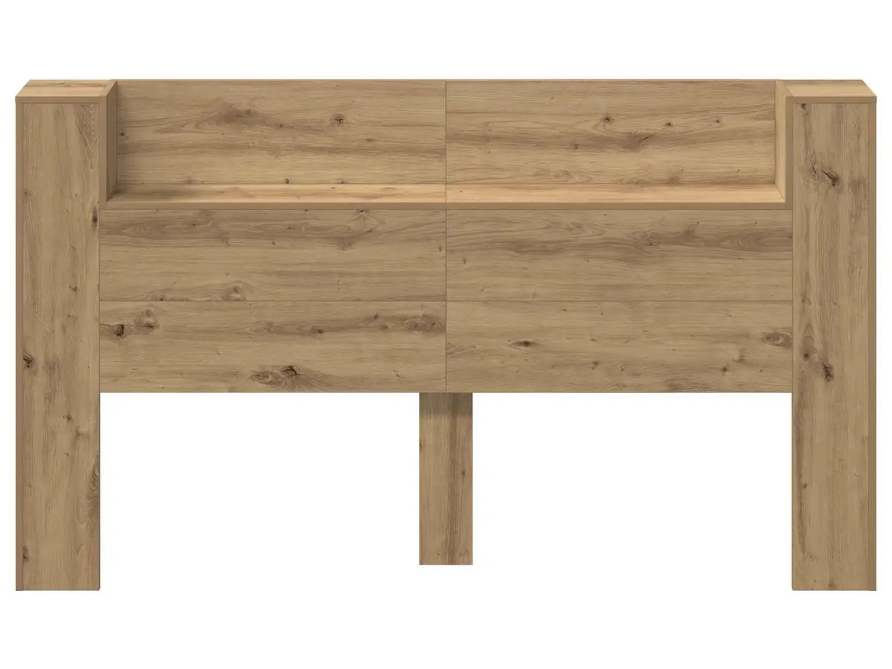Billede 5 - Sengegavl med LED og opbevaring - artisan-eg, 180 cm