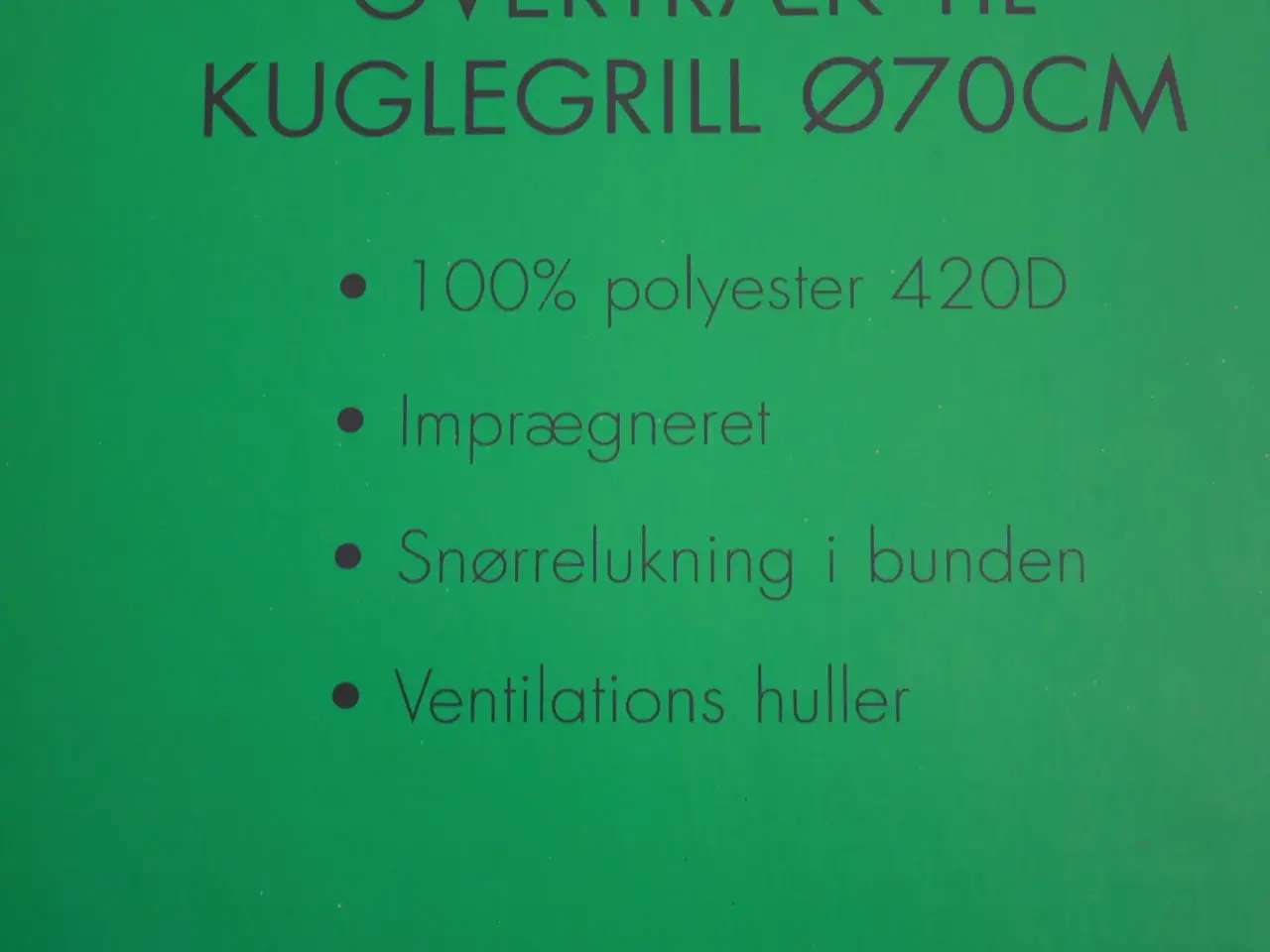 Billede 2 - Overtræk til kuglegril