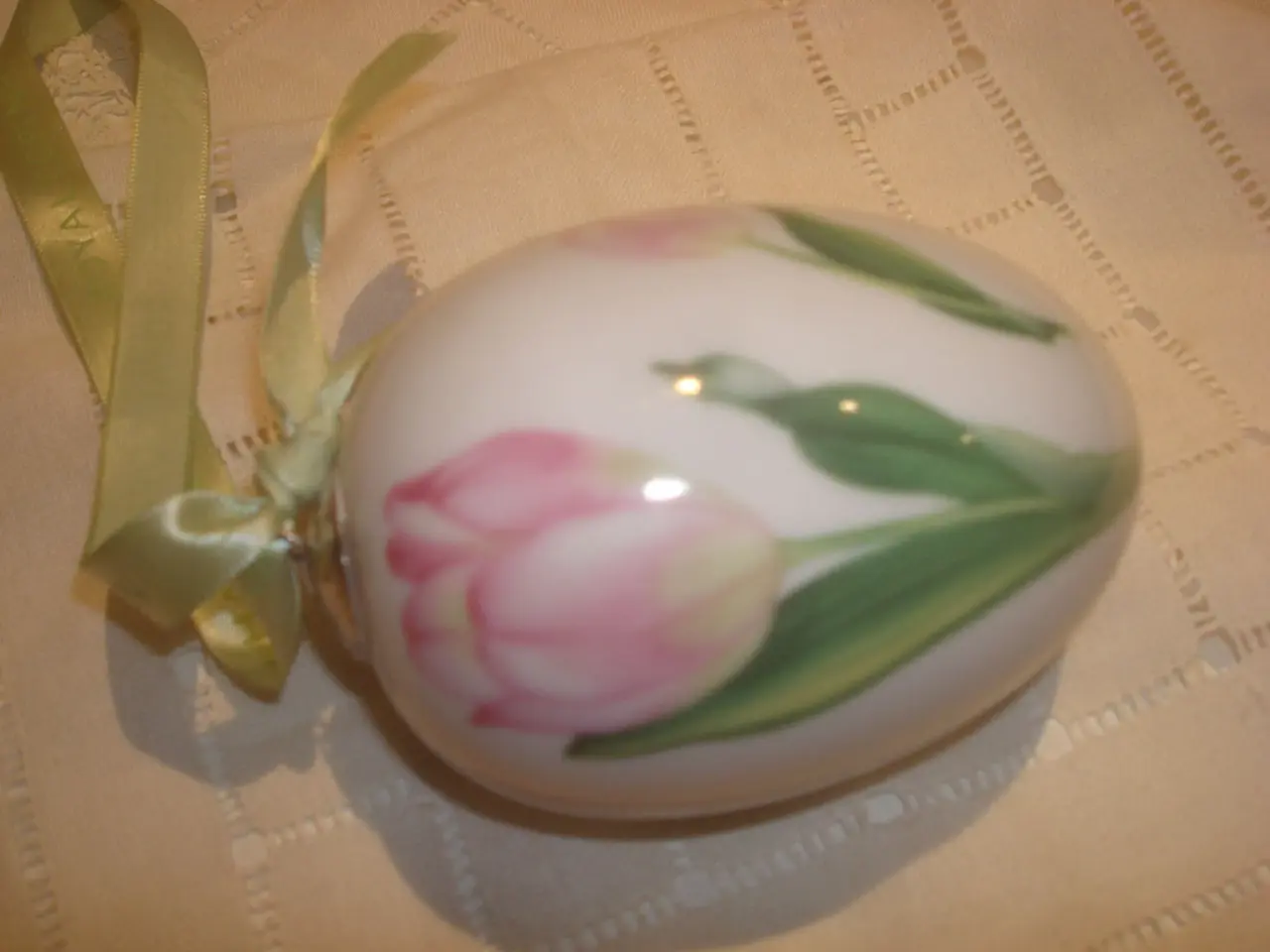 Billede 1 - Kgl GÅSEÆG 10 cm, Rosa tulipan, smuk, perfekt