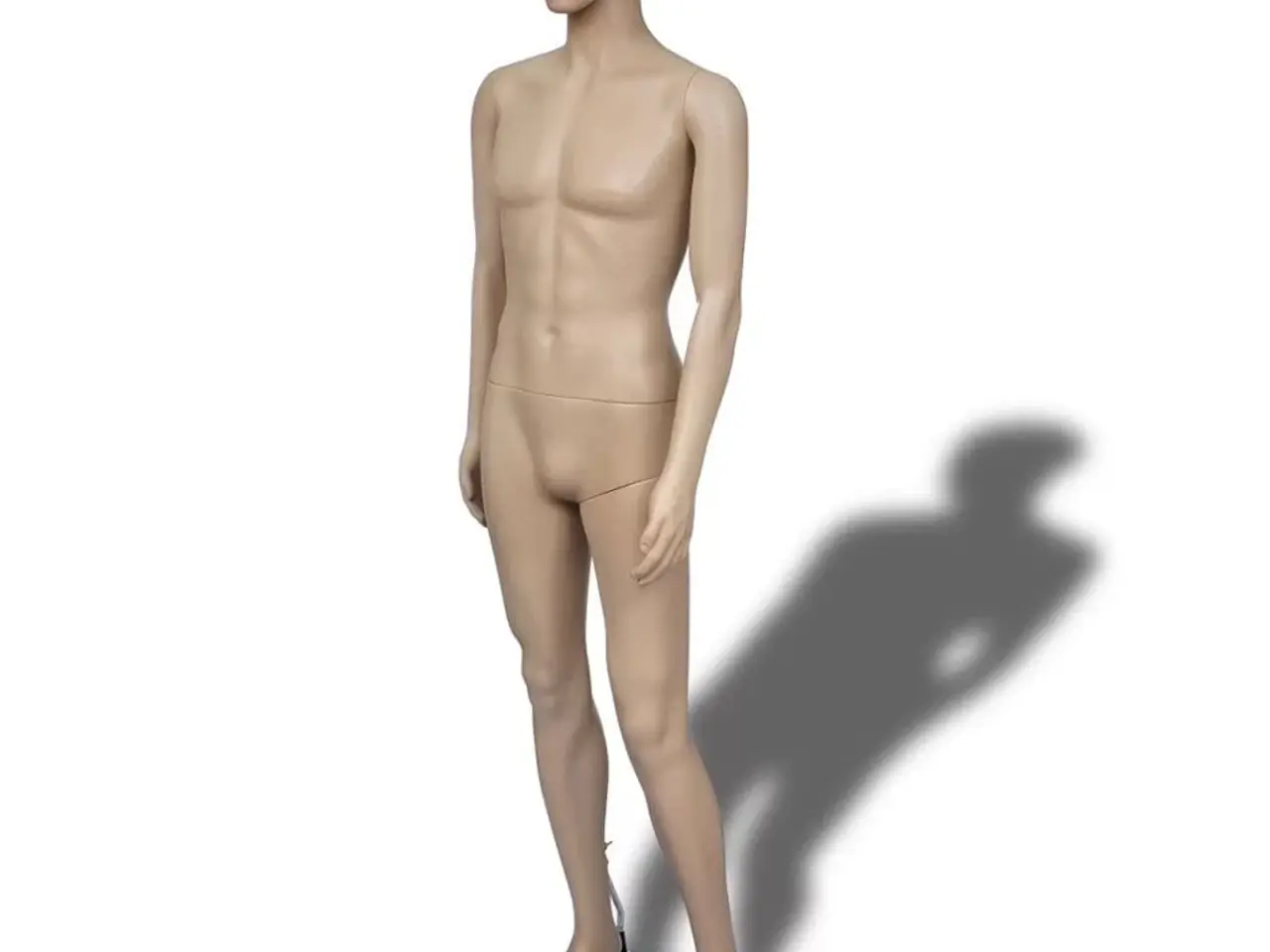 Billede 1 - Mannequin mand A - mandlig mannequindukke, beige, glasbase