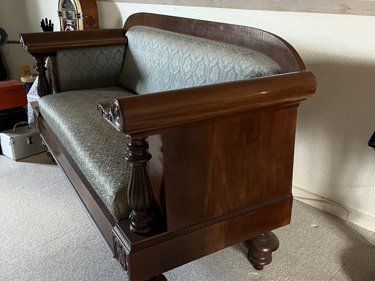 Billede 8 - Super flot antik mahogni sofa.