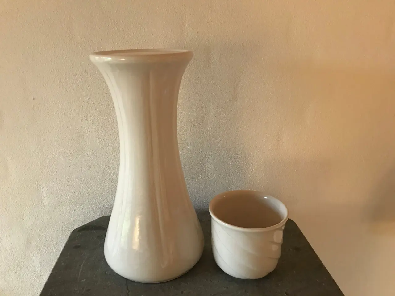 Billede 1 - WG 'Bay' retro piedestal + potte 