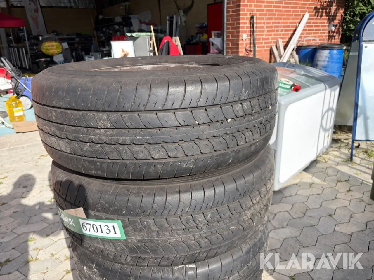 Billede 2 - Dæk på fælg Goodyear Marathon 4 styk