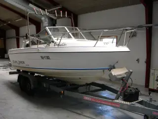 SC Explorer kabinebåd m Mercury 150 hk & trailer