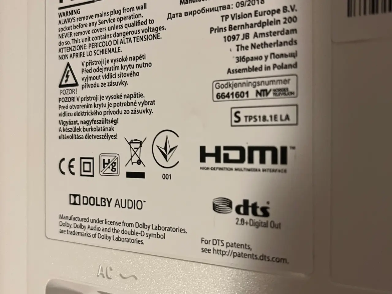 Billede 4 - Næsten nyt 32” Philips TV