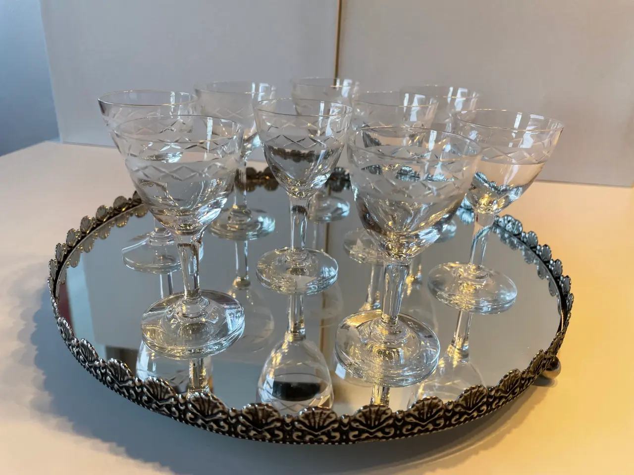 Billede 1 - Holmegård Ejby snapseglas