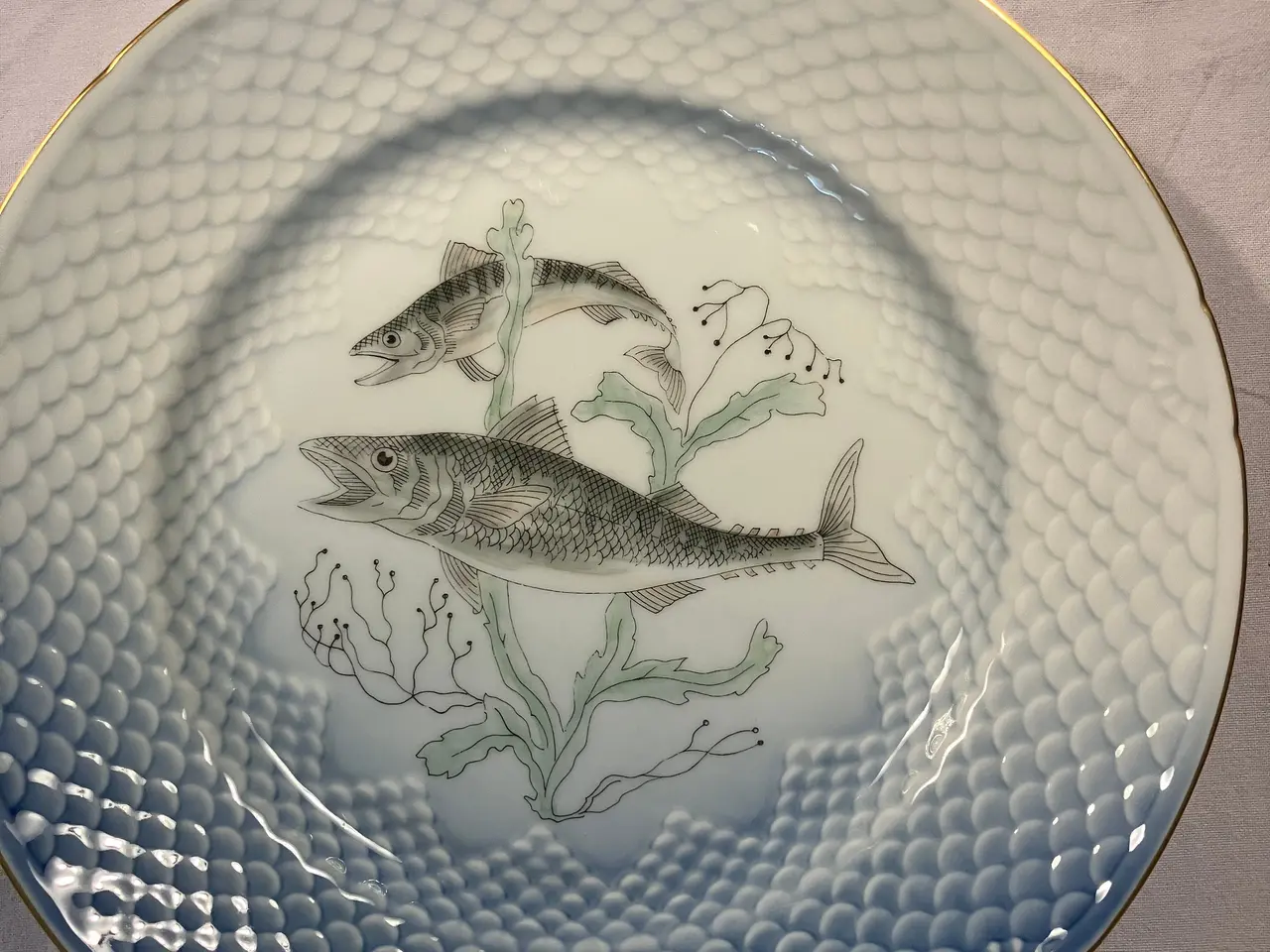 Billede 3 - Fisketallerkner Mågestel