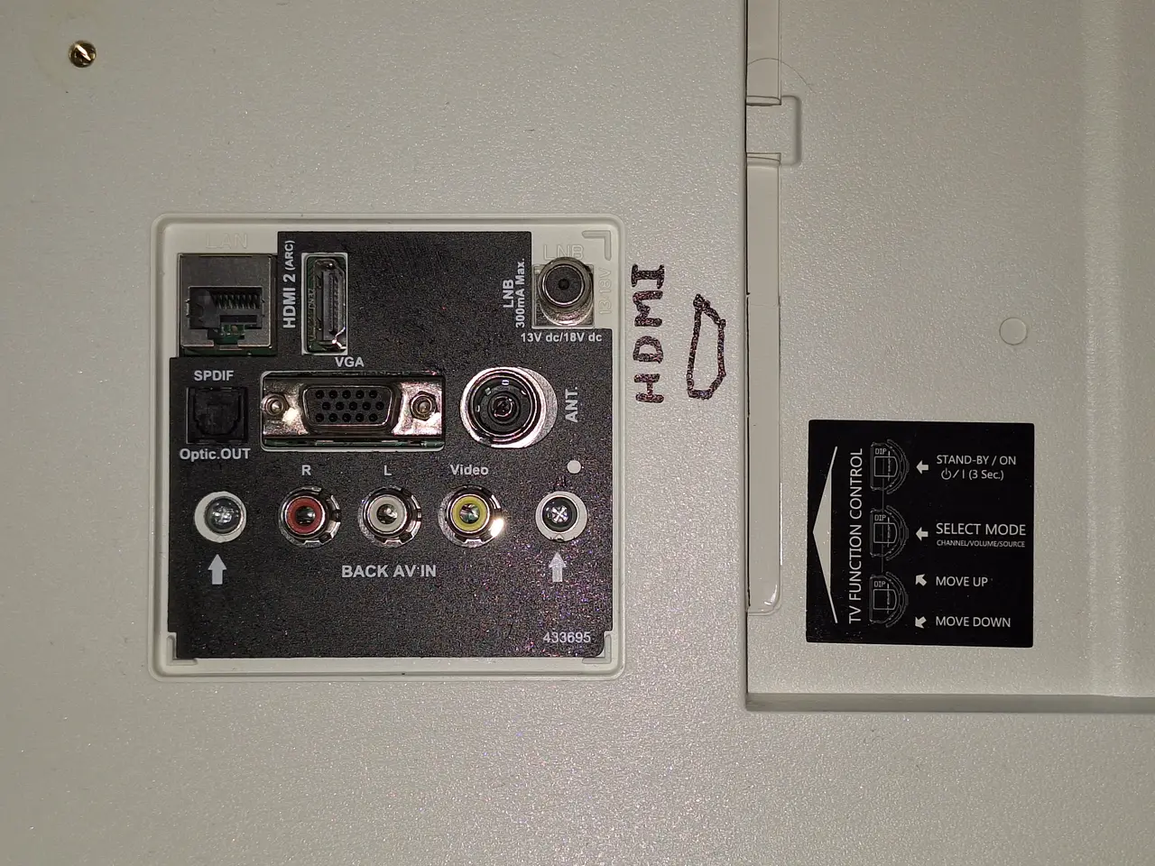 Billede 3 - 32" Prosonic. Hvid fladskærms tv