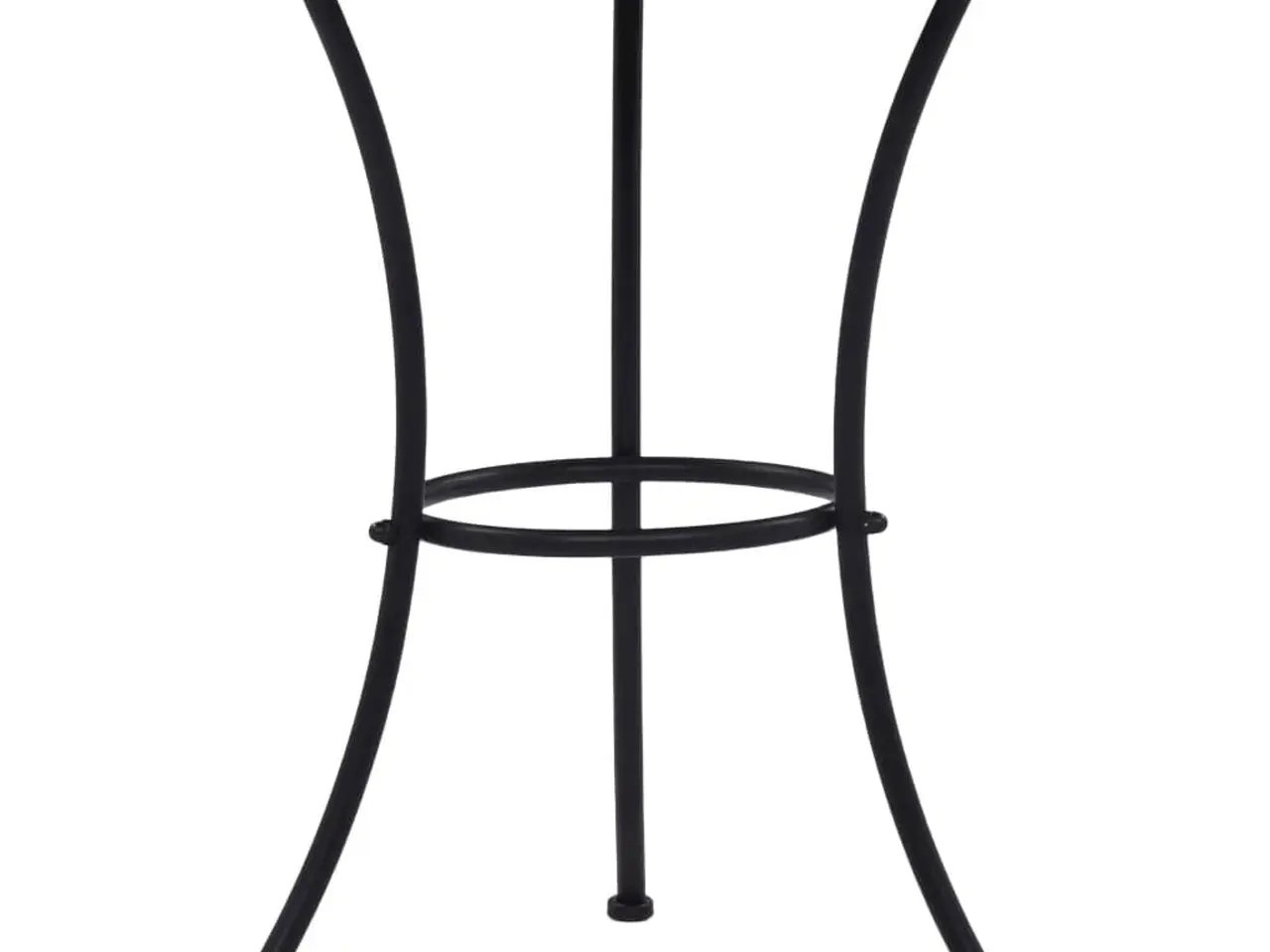 Billede 3 - Bistrobord med mosaik - keramisk Ø60 cm, orange/grå