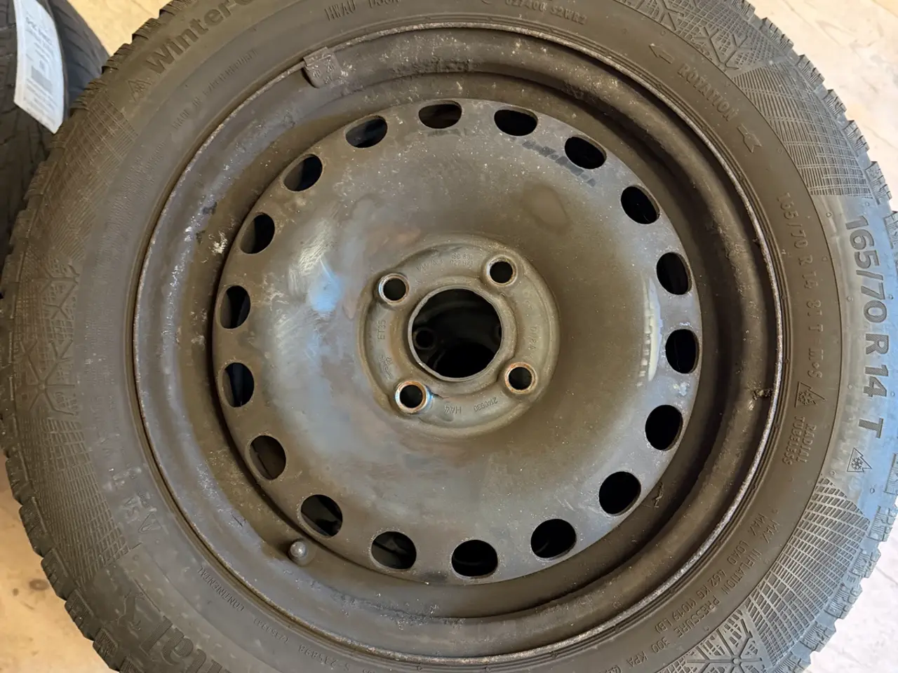 Billede 1 - 14” vinterhjul til VW UP, Skoda Citigo, Seat Mii