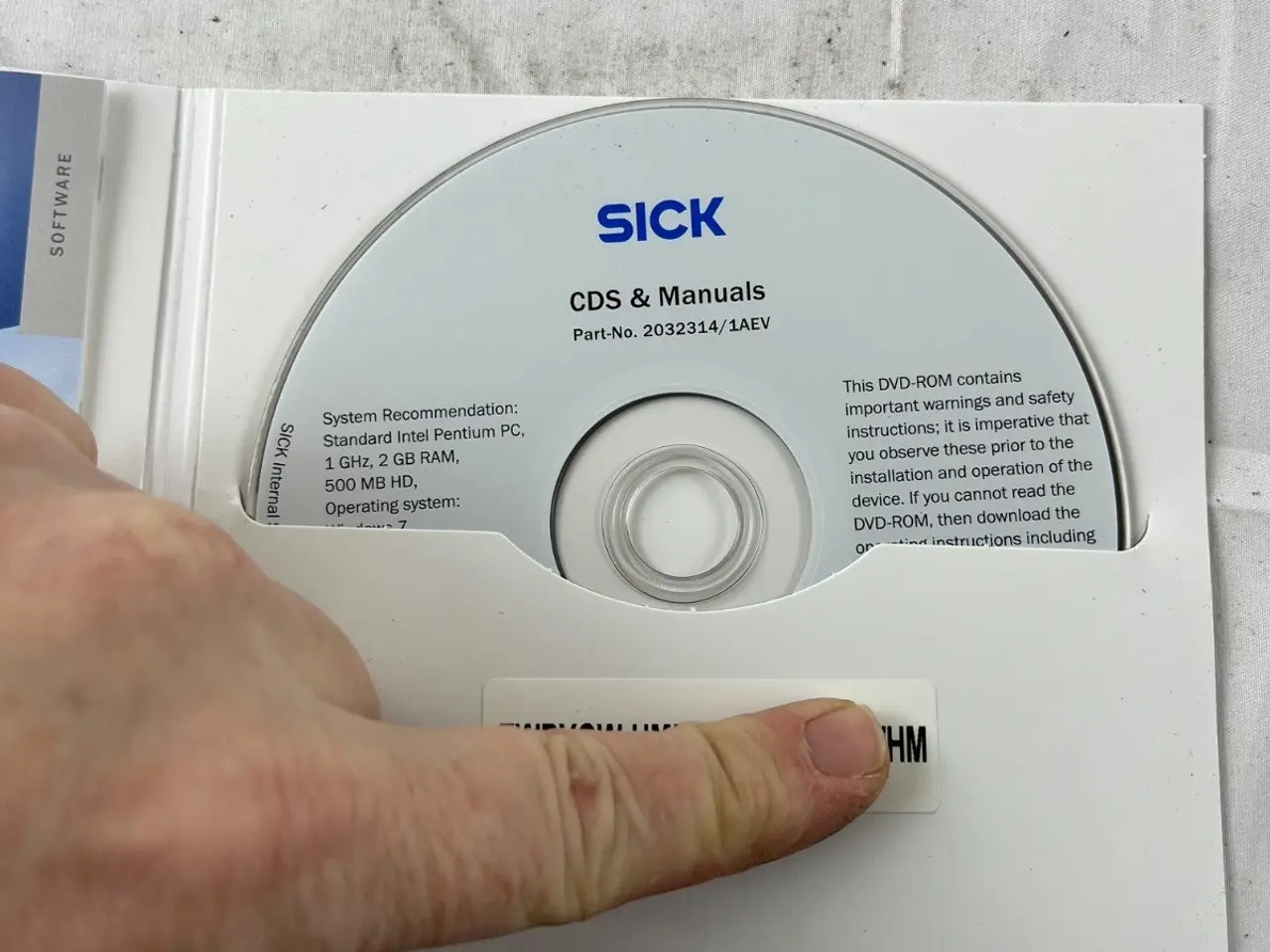 Billede 2 - SICK CDS Software & Manuals DVD Safety Systems