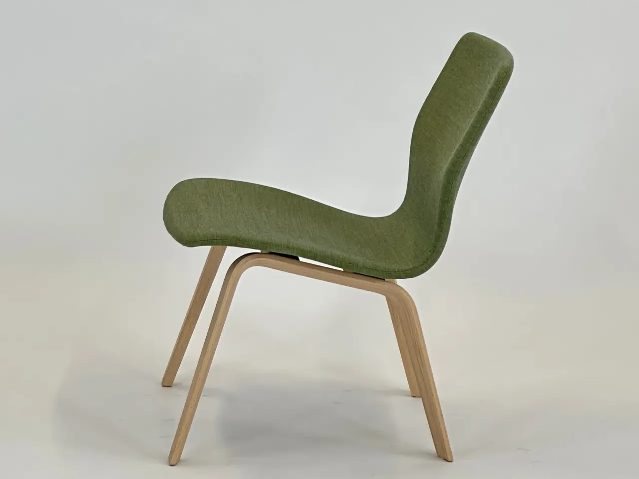 Billede 2 - Magnus Olesen Butterfly lounge Loungestol – Grøn med Træ Stel