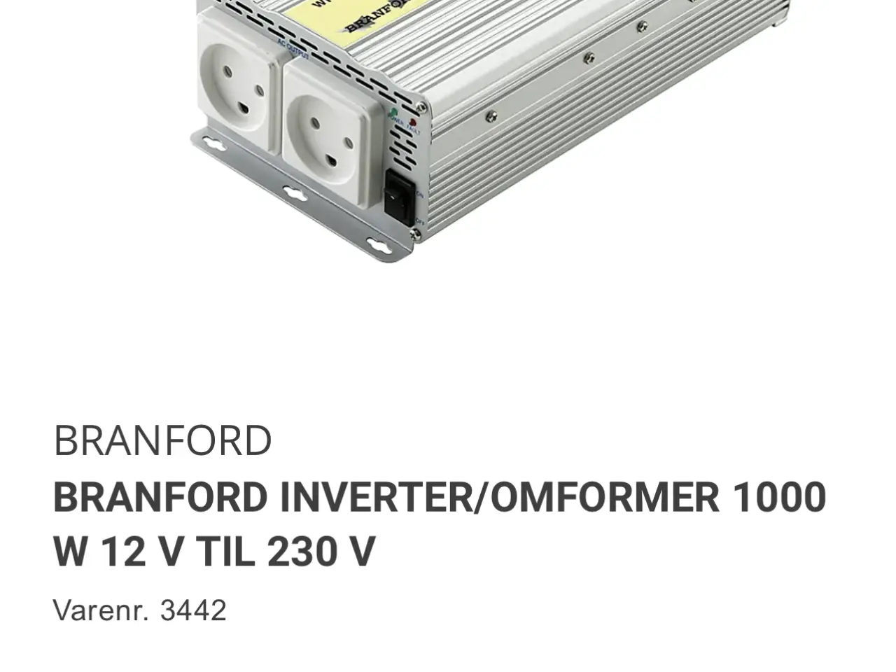 Billede 1 - Omformer/converter bil/båd