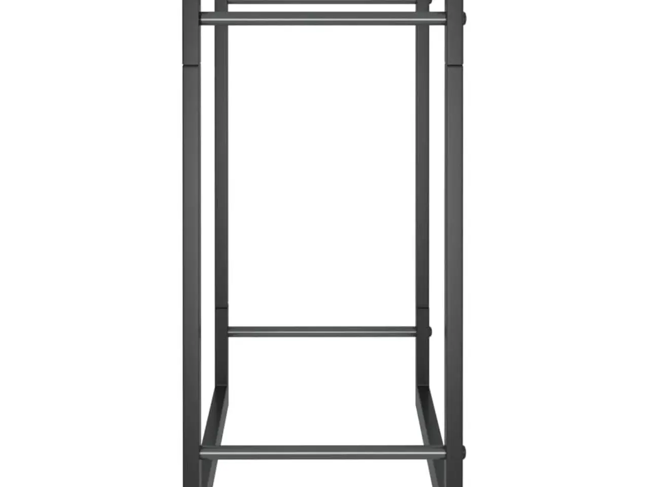 Billede 4 - Brændestativ i stål - 50 × 28 × 56 cm, matsort