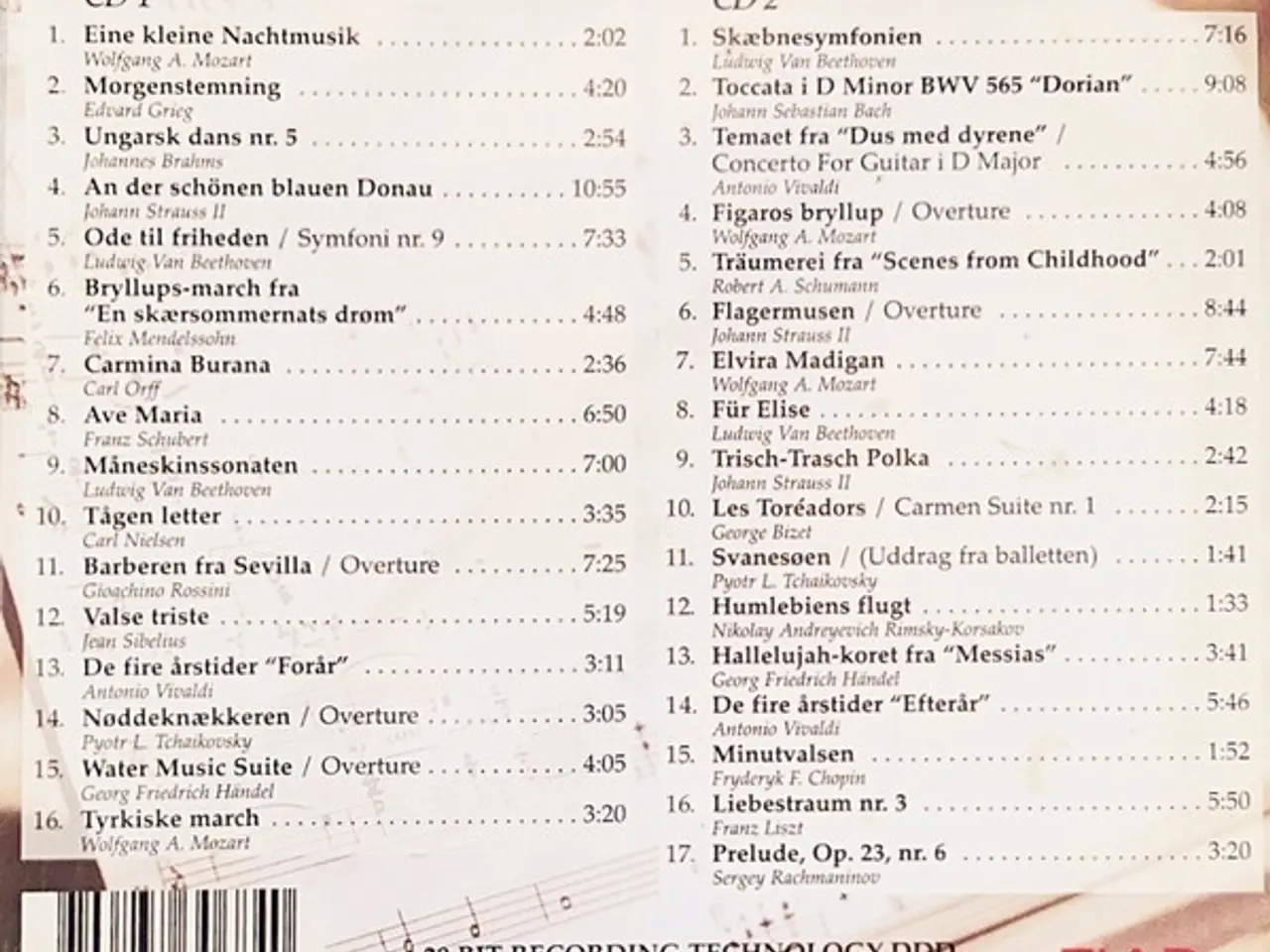 Billede 2 - Diverse kunstnere – Klassiske Klassikere – 2CD