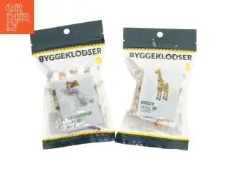 Byggeklodser sæt med 9 modeller