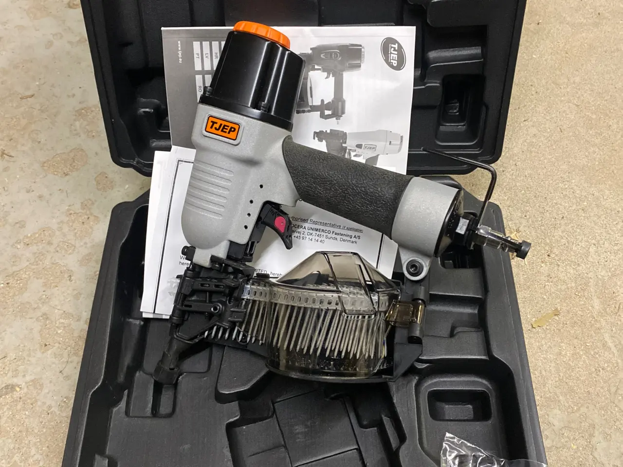 Billede 1 - UDLEJES - Tjep Mx-50 tromle sømpistol