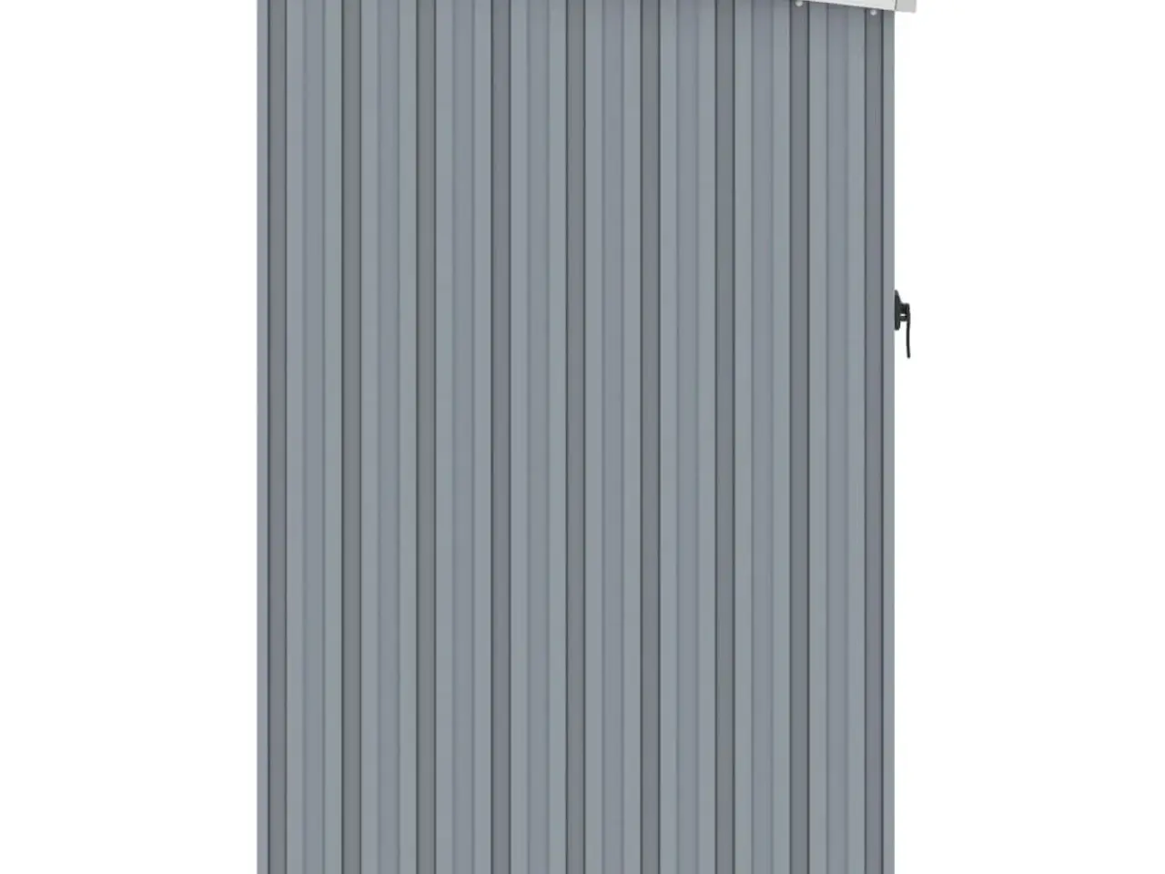 Billede 4 - Haveskur i galvaniseret stål - 87×98×159 cm, grå