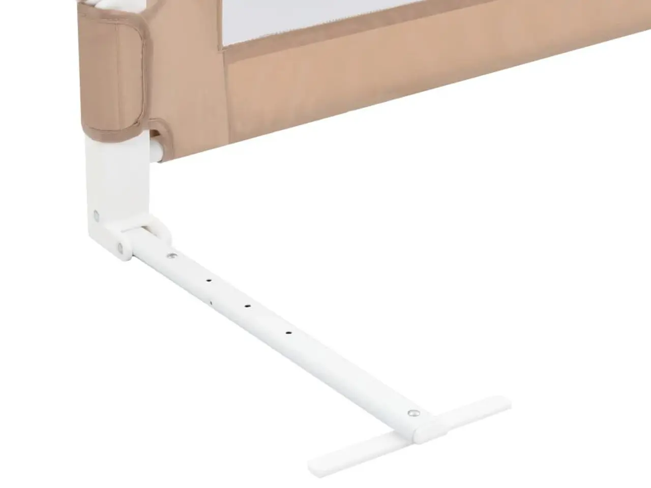Billede 6 - Sengegelænder til barneseng 180 x 42 cm - polyester, gråbrun