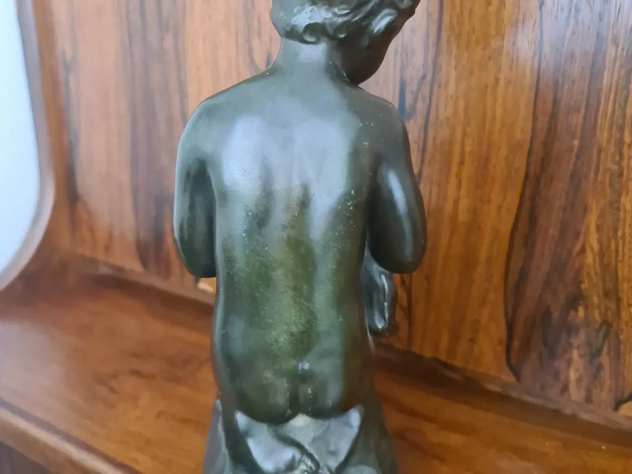 Billede 7 - Just Andersen figur - Dreng med bamse (Elna Borch)