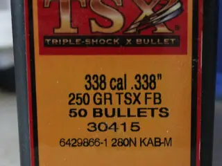Kobberkugler Barnes TSX kal .338